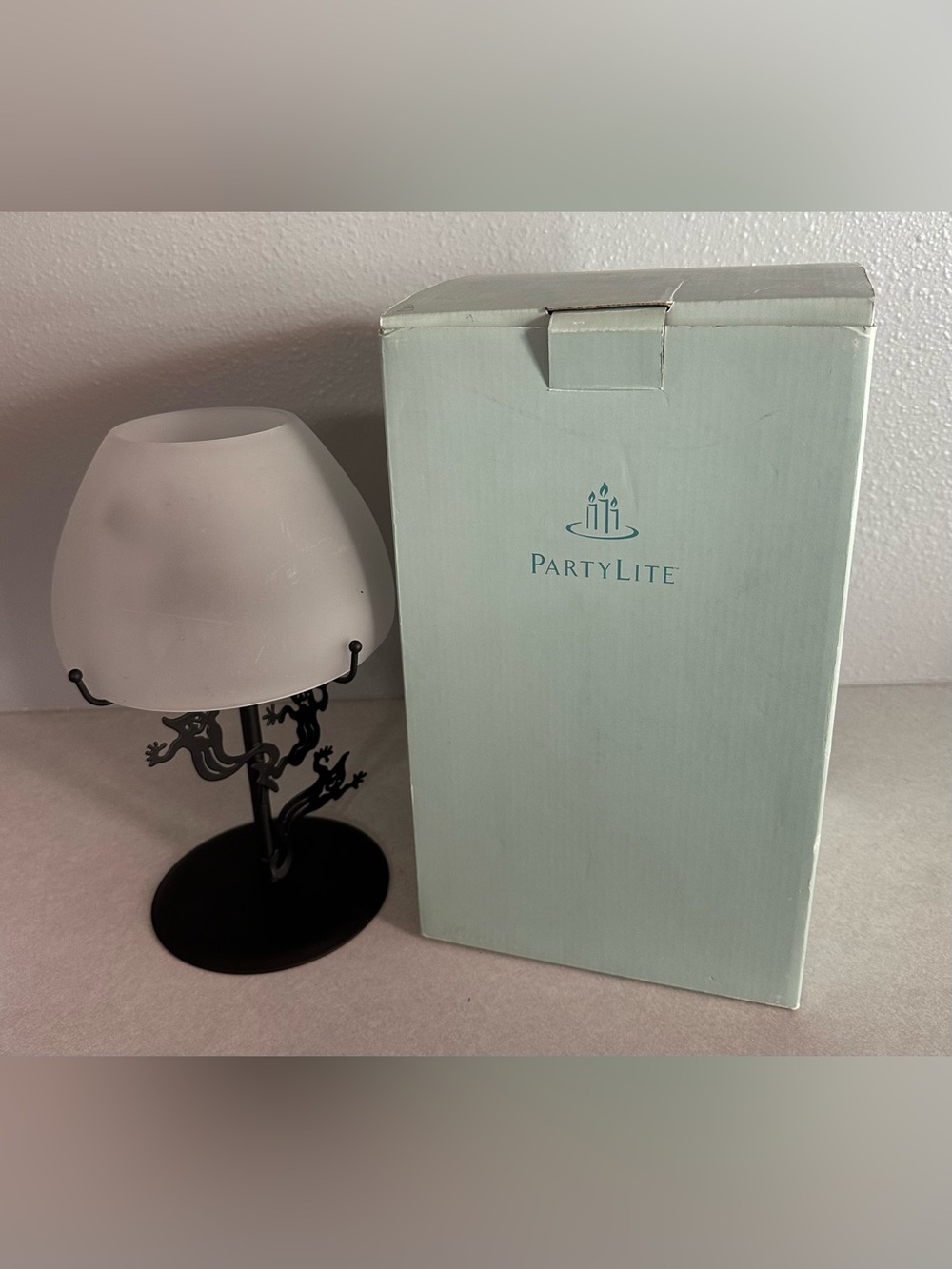 PartyLite SHADOWDANCERS GHOST LAMP Tealight Fairy Lamp P7346 Halloween